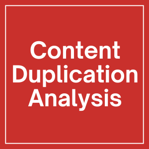 SEO Content Duplication Analysis